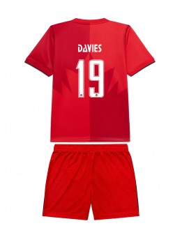 Otroški Nogometna dresi replika Kanada Alphonso Davies #19 Domači SP 2026 Kratek rokav (+ hlače)